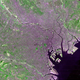 Vista aérea del área del Gran Tokio, captada desde el satélite Landsat. Foto: Wikipedia